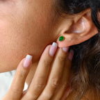 Simi Gemstone Studs with Labradorite