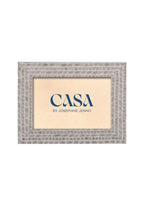 Grey Patterned Photo Frame 6x4"