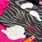 Curious Cats Stick & Stitch Embroidery Pack