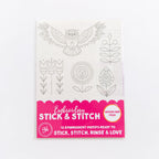 Woodland Folk Stick & Stitch Embroidery Pack