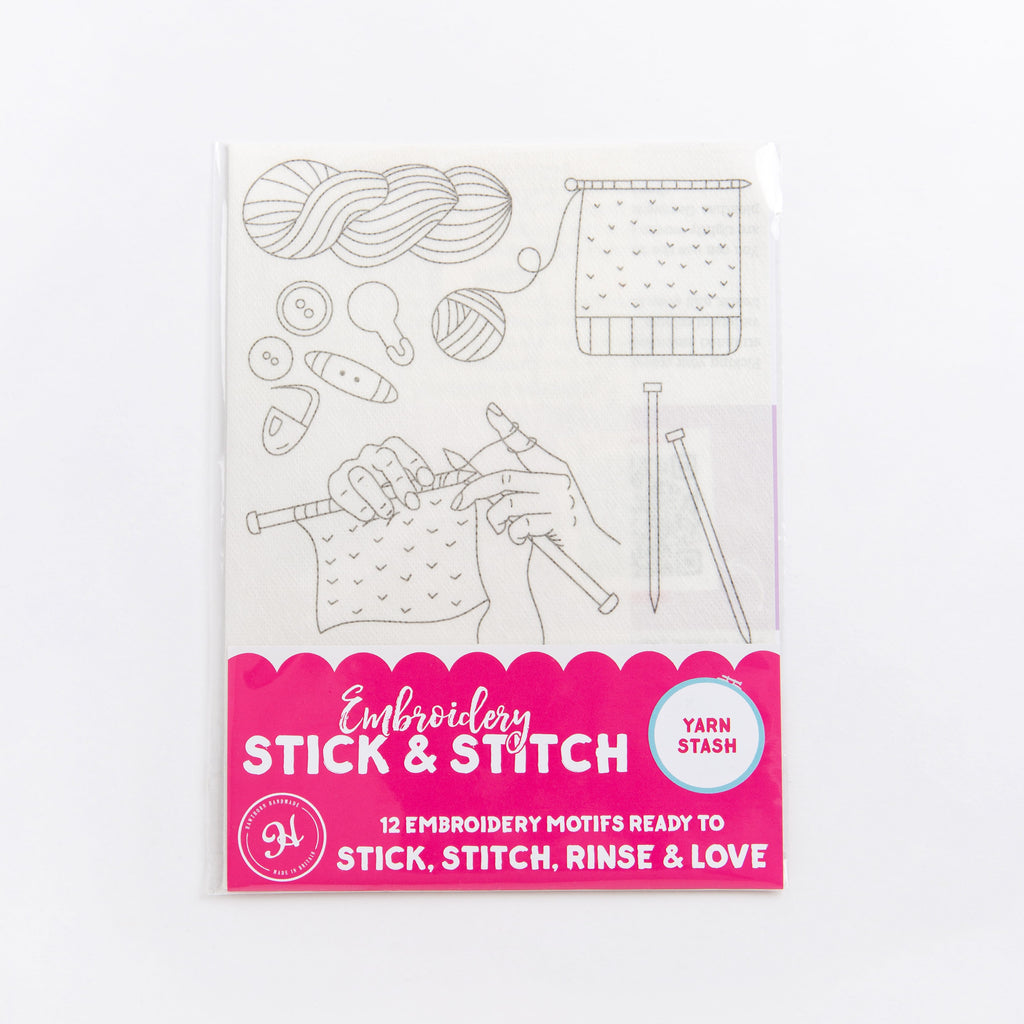 Yarn Stash Stick & Stitch Embroidery Pack