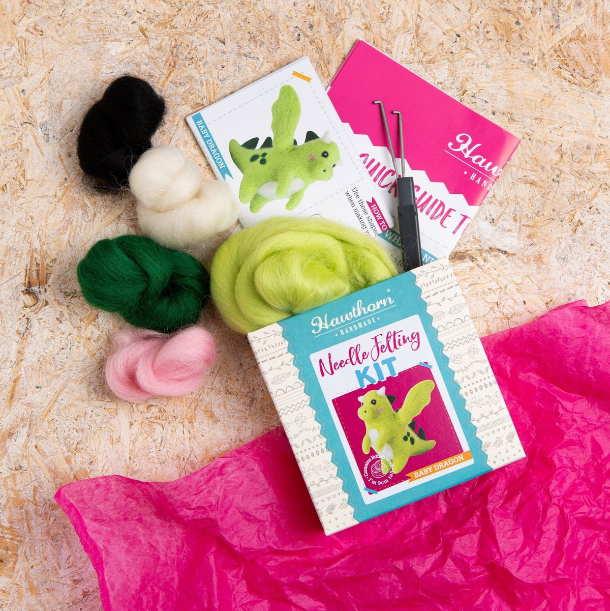 Baby Dragon Needle Felting Kit for Beginners