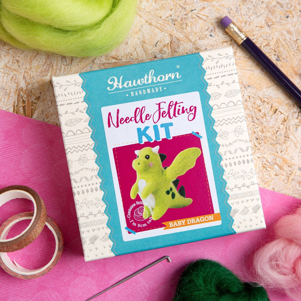 Baby Dragon Needle Felting Kit for Beginners