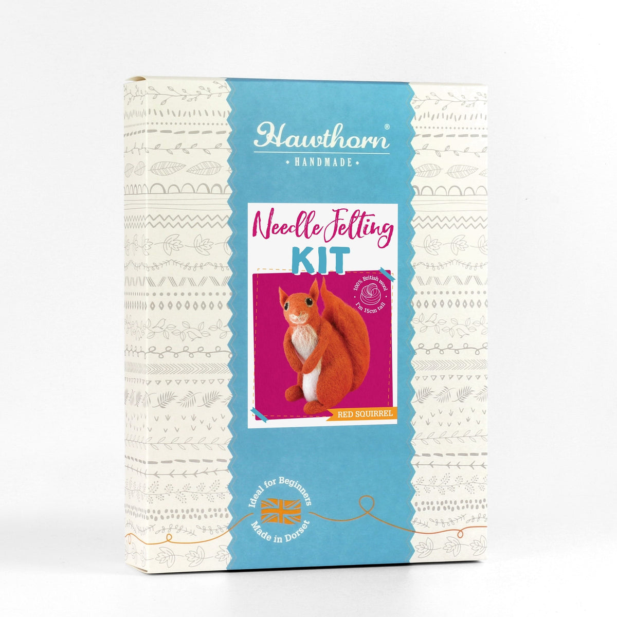 Red Squirrel Needle Felting Kit for Beginners