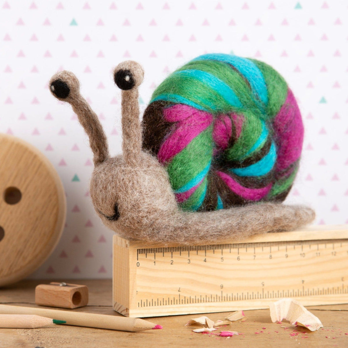 Snail Needle Felting Kit for Beginners