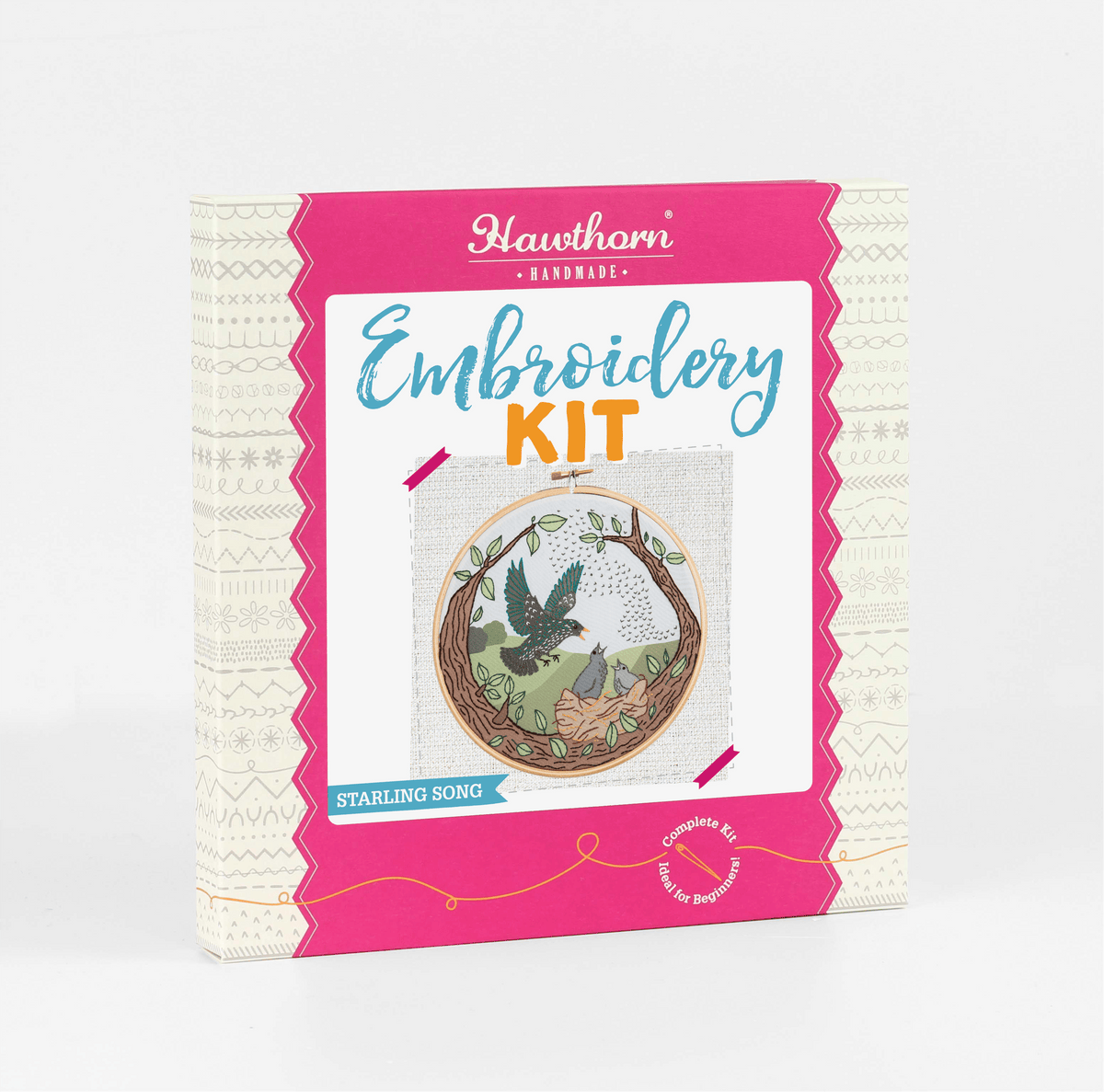 Starling Song Embroidery Kit for Beginners