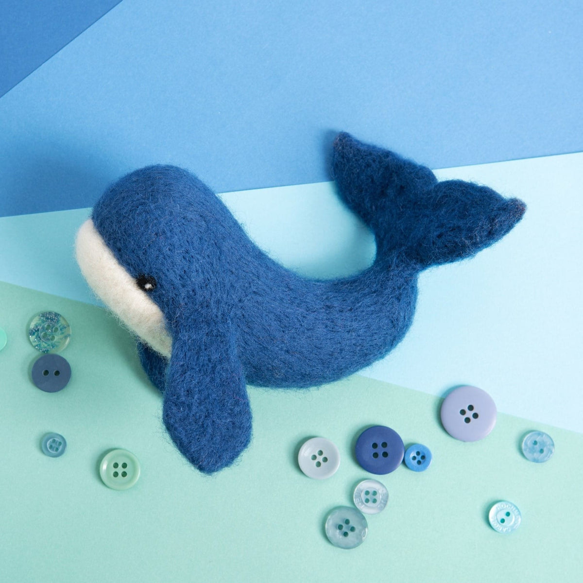 Whale Needle Felting Kit for Beginners