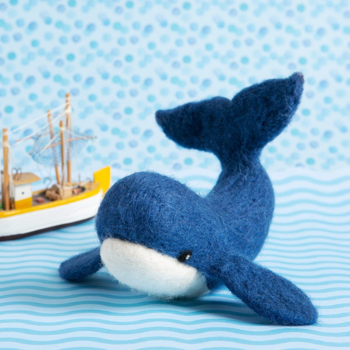 Whale Needle Felting Kit for Beginners