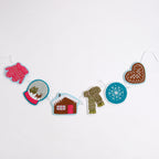 Winter Garland Felt Craft Kit for Beginners
