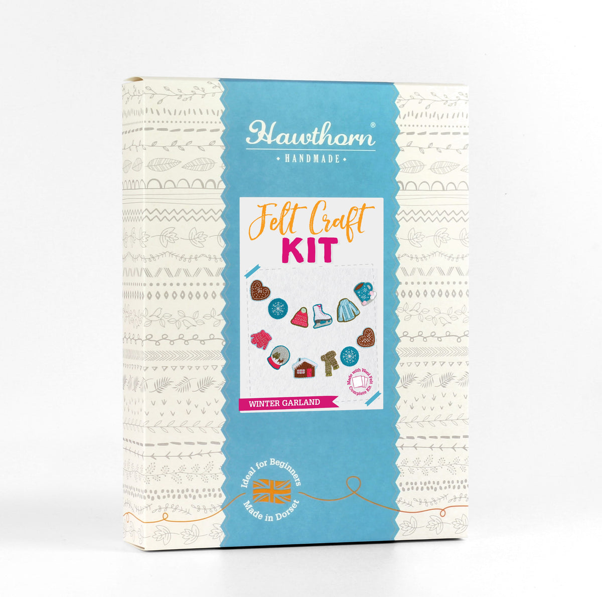 Winter Garland Felt Craft Kit for Beginners