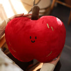 Daily White | Heart Apple Plush Pillow