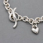 Heart Trace Chain Charm Bracelet