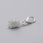 Hedgehog Silver Charm