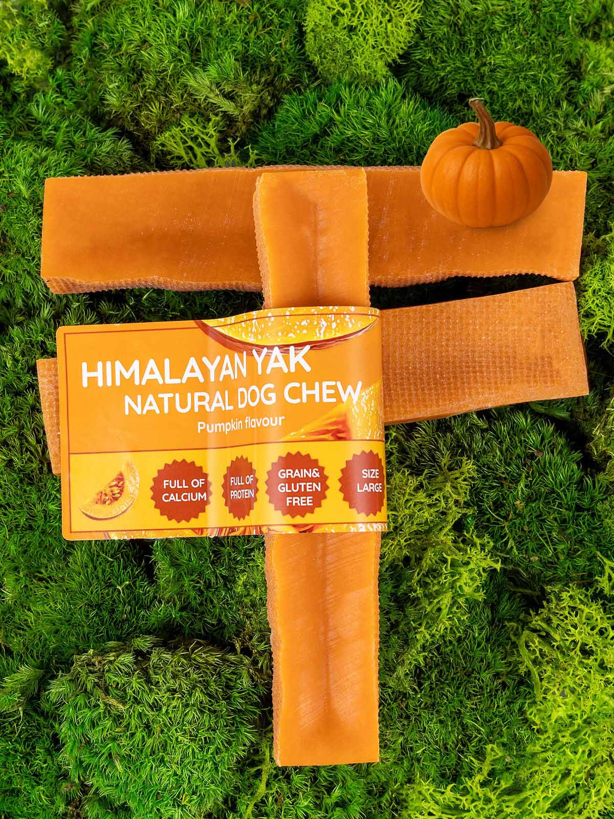 Pumpkin Yak Dog Chew