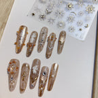 Hello Claws | Holy Light Gold Nail Deco Sticker