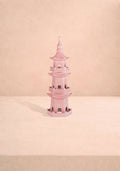 Chinoiserie Rose Pagoda in Blush Pink
