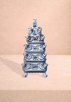 Delft Tulipiere Tall - Hand Painted Ceramic