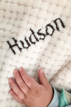 Customized Cocole Beige Baby Blanket - Plush Microfiber