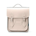 Handmade Leather City Backpack - Iced Coffee
