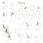 Jungle Leaves Wall Decal for Nursery, Bathroom Tropical Wall Decals, Palm Banana Leaf Wall Decal, Safari Tropical Plants Decal Peel & Stick