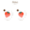 Strawberries Decal | Wall Decal Set for Kids Decor | Charming Set of Wall Stickers