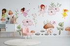 Fairy Wall Decal for Girls Room Nursery Decor | Cute Flying Fairy Sticker