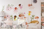 Fairy Wall Decal for Girls Room Nursery Decor | Cute Flying Fairy Sticker
