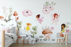 Fairy Wall Decal for Girls Room Nursery Decor | Cute Flying Fairy Sticker