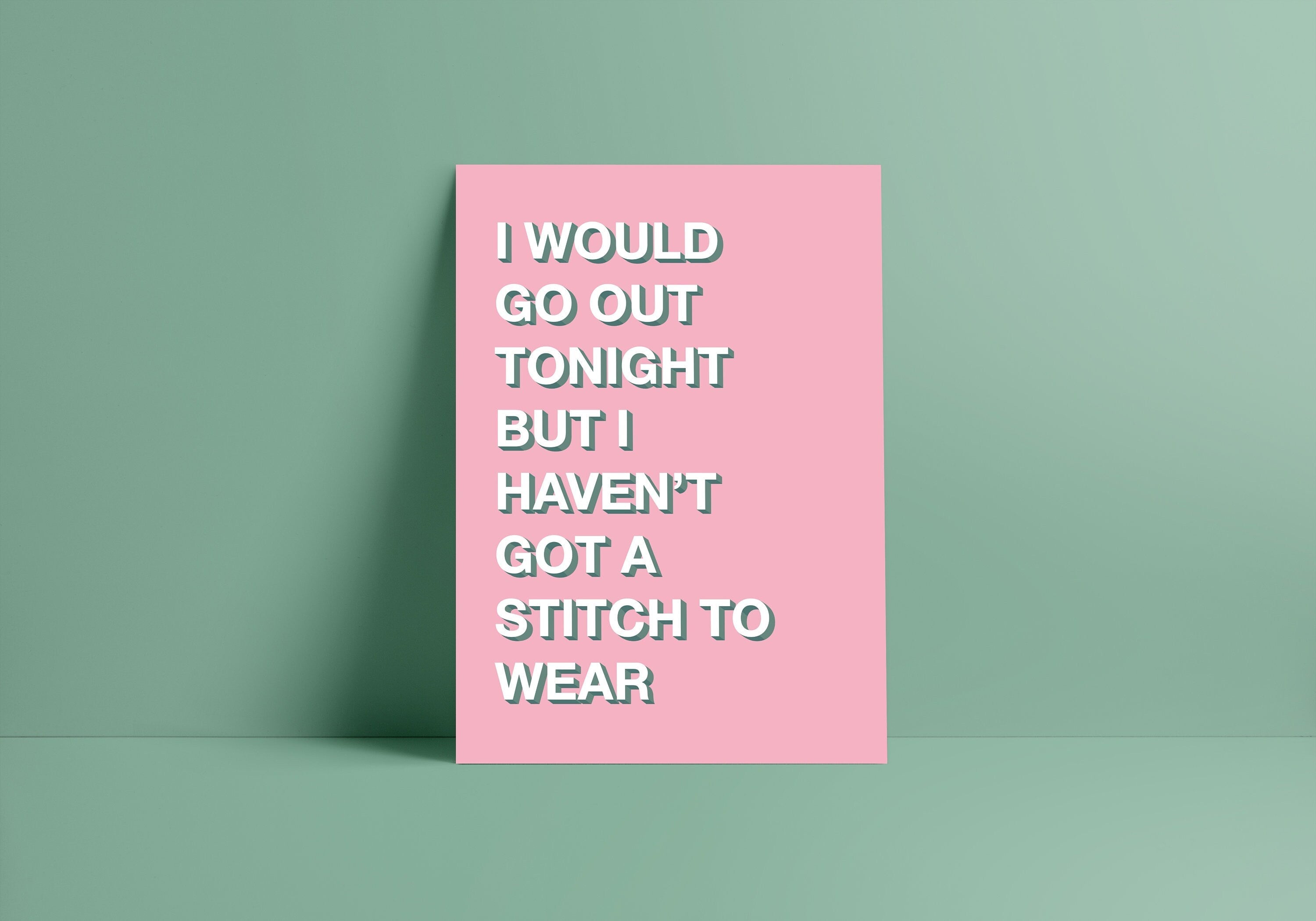 This Charming Man (The Smiths inspired) A4 Lyric Print