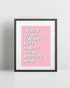 This Charming Man (The Smiths inspired) A4 Lyric Print