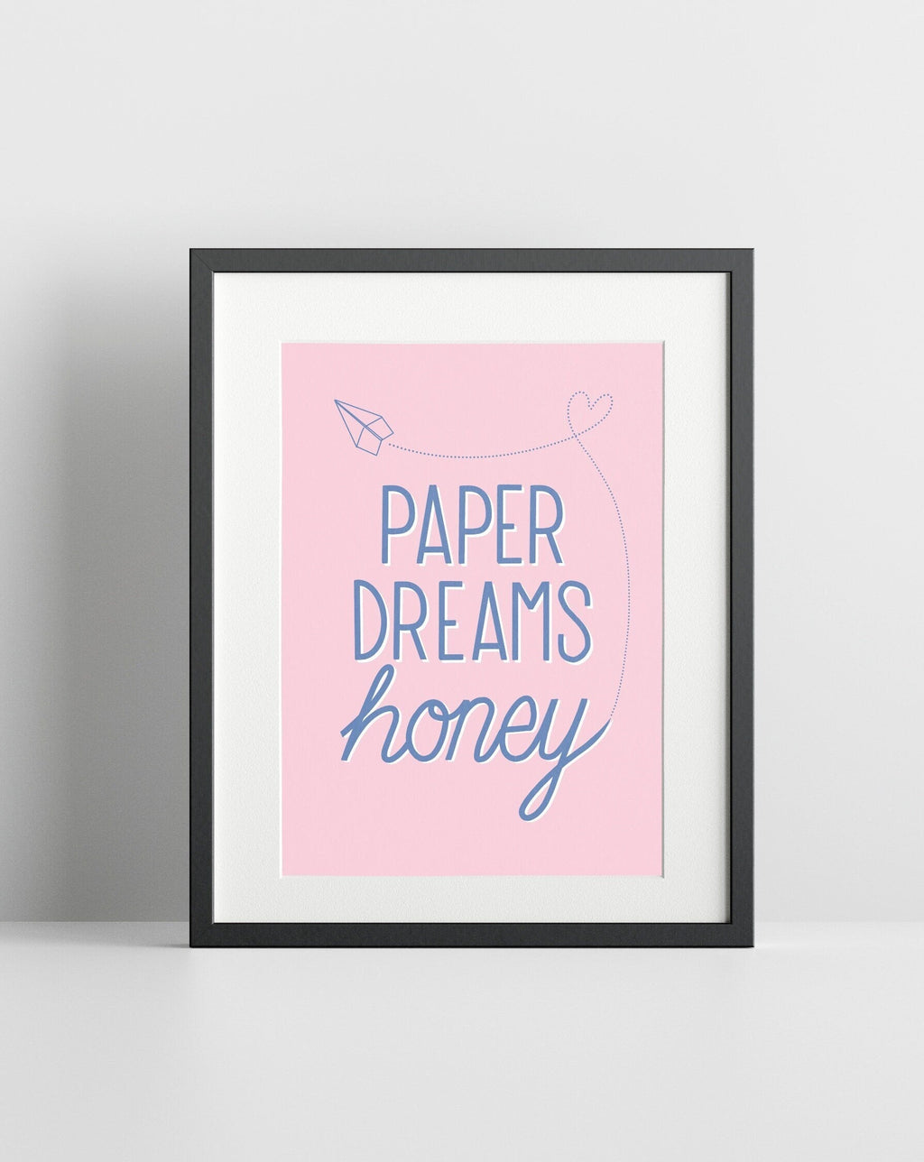 Paper Dreams Honey (The Kooks) inspired A4 Lyric Print