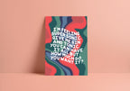 Supersonic (Oasis inspired) A4 Lyric Print