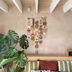 Eccentric Wall Art - Geometric Artwork - Minimal Home Decor - Bohemian Wall Art - Large Centre Piece Art - Big Wall Tapestry - Lime Art Deco