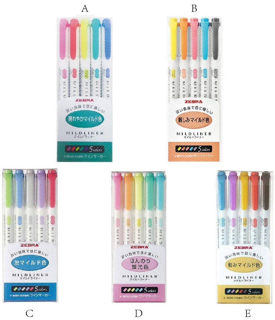 Zebra | Pen Mildliner Double Ended Highlighter