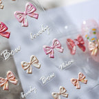 Hello Claws | Pink Bowknot Nail Deco Sticker