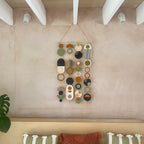 Longer Wall Art - Geometric Artwork - Minimal Home Decor - New Home Trend - Slim Centre Piece Art - Thin Wall Tapestry - Wood Art