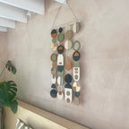 Longer Wall Art - Geometric Artwork - Minimal Home Decor - New Home Trend - Slim Centre Piece Art - Thin Wall Tapestry - Wood Art