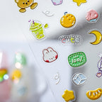Hello Claws | Milk Tea Bunny and Bear Nail Deco Sticker