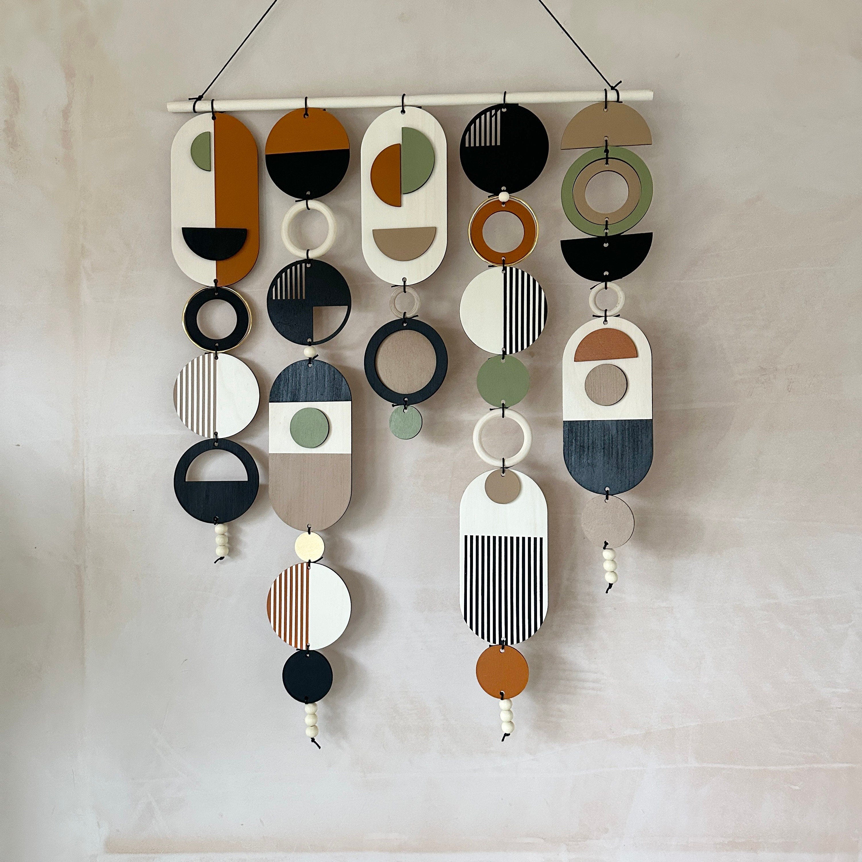 Original Wall Art - Geometric Artwork - Minimal Home Decor - Mid-Century Decor- Large Centre Piece Art - Big Wall Tapestry - Wall Sculpture