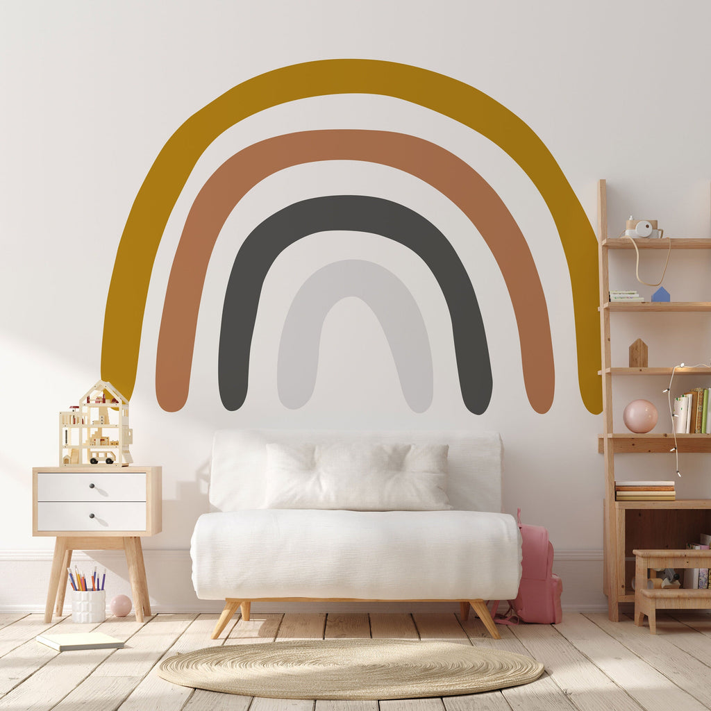Wall Sticker Drawn Rainbow - 5 Arch