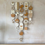 Desert Sand Wall Hanging - Geometric Art - Mid-Century Modern Home Decor - Earthy Tones Decor - Large Tapestry - Neutral Decor