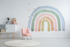 Rainbow Watercolour Wall Decal