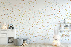 Irregular shape dots 190 Five Color Stickers