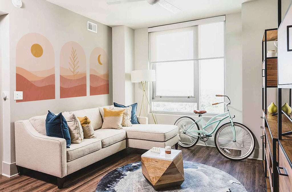 Boho Arch Wall Decal Set | Wall Art Decorations | Boho Wall Decal | Wall Sticker | Modern Wall Decor | Bedroom Decor | Wall Decorations