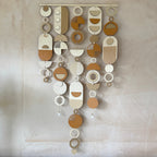 Desert Sand Wall Hanging - Geometric Art - Mid-Century Modern Home Decor - Earthy Tones Decor - Large Tapestry - Neutral Decor