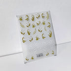 Hello Claws | Lily of the Valley Embossed Pattern Design Nail Deco Sticker