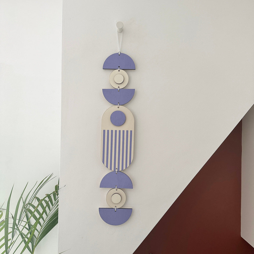 Bright Pastel Wall Hangings - Geometric Artwork - Colourful Home Decor