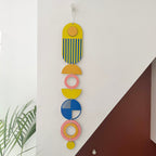 Bright Wall Hanging - Eclectic Hanging Art - Colourful Wall Decor - Slim Long Art - Thin Wall Hanging - New Home Gift - Custom Wall Art