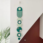 Bright Wall Hangings - Geometric Artwork - Colourful Home Decor - Fun Home Decor - Slim Wall Art - Long Wall Hanging - Fun Wall Art