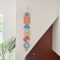 Modern Geometric Wall Art - Barbiecore Decor - Bright Pink Room Decor